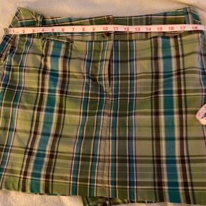 Plaid Skort By Dress Barn Size 14. New